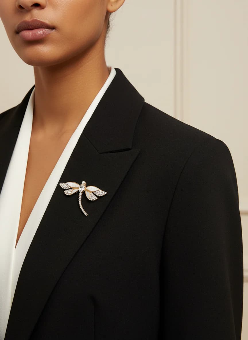 Altın Rengi Zirkon Taşlı Spiral - Şık